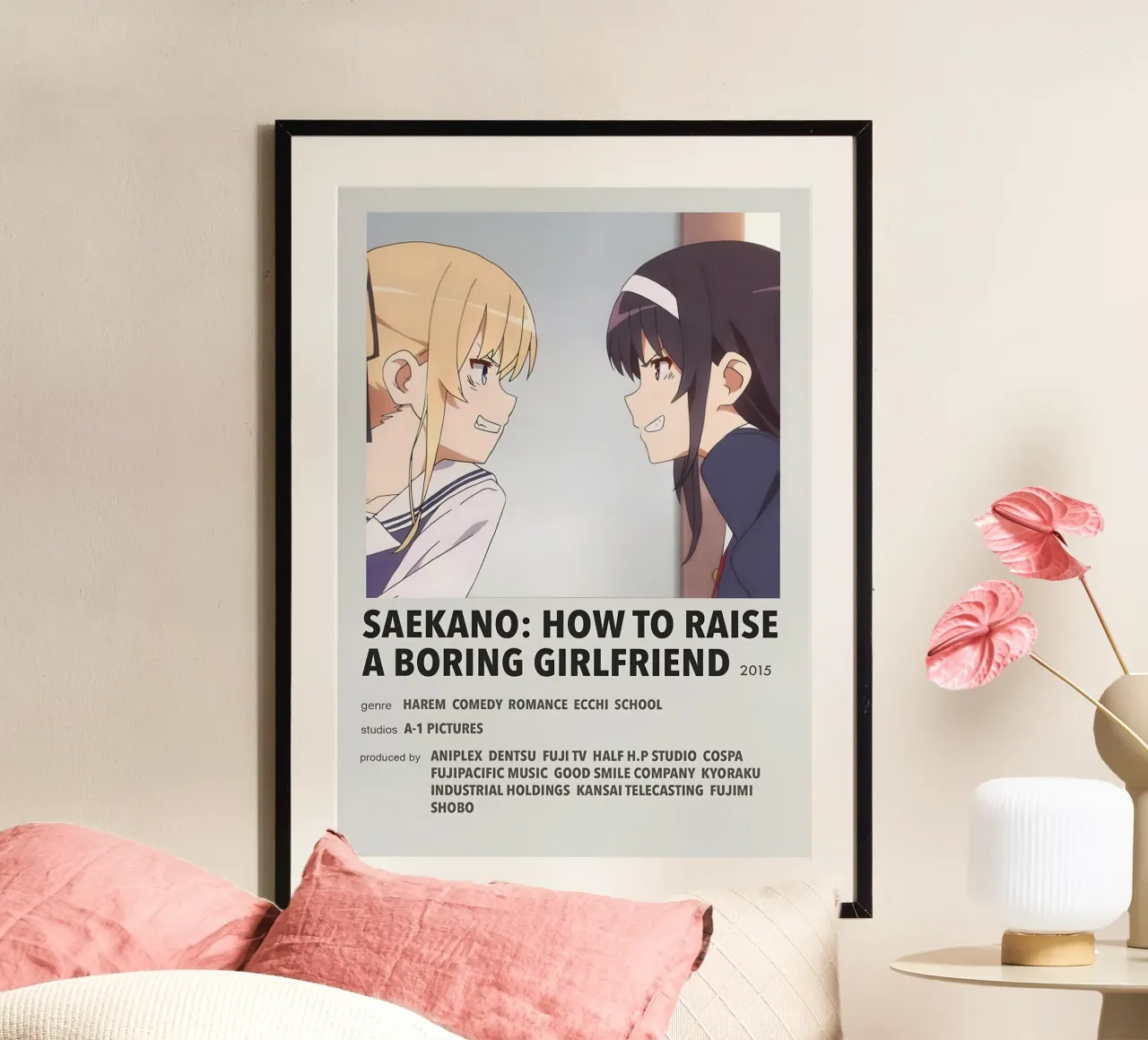 SAEKANO HOW TO RAISE A BORING GIRLFRIEND 2015 carta hahnemühle da Totoya