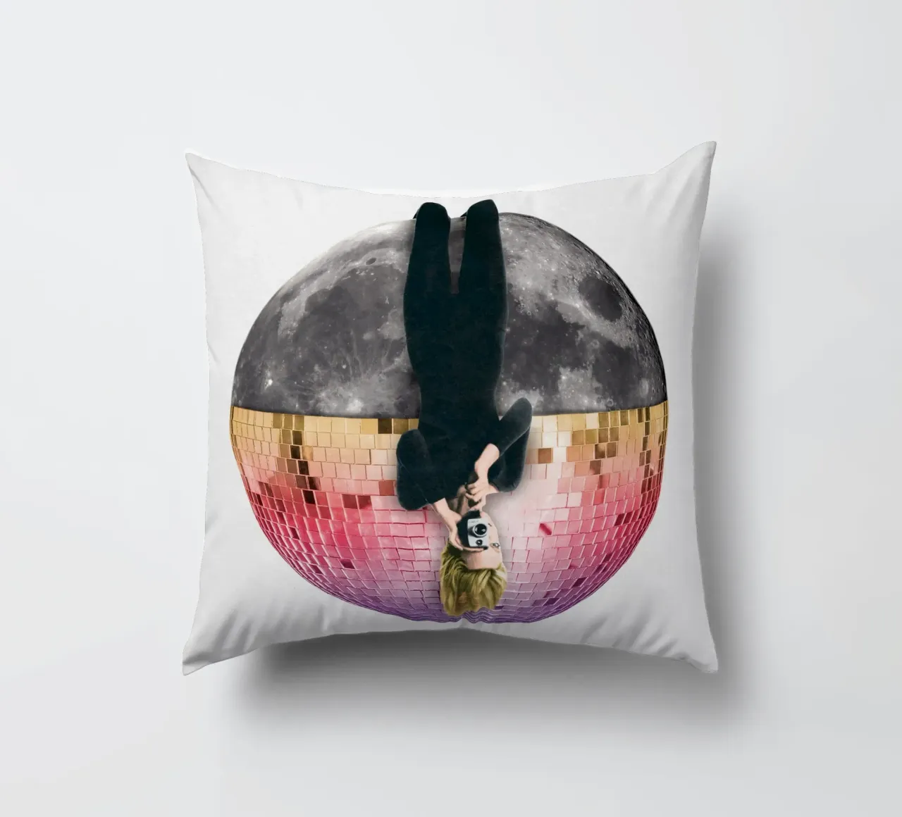 Disco moon cuscino da Sammy Slabbinck