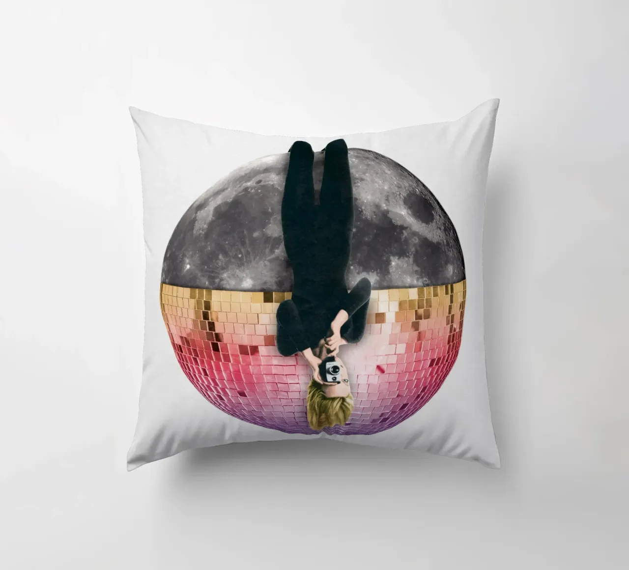 Disco moon cuscino da Sammy Slabbinck