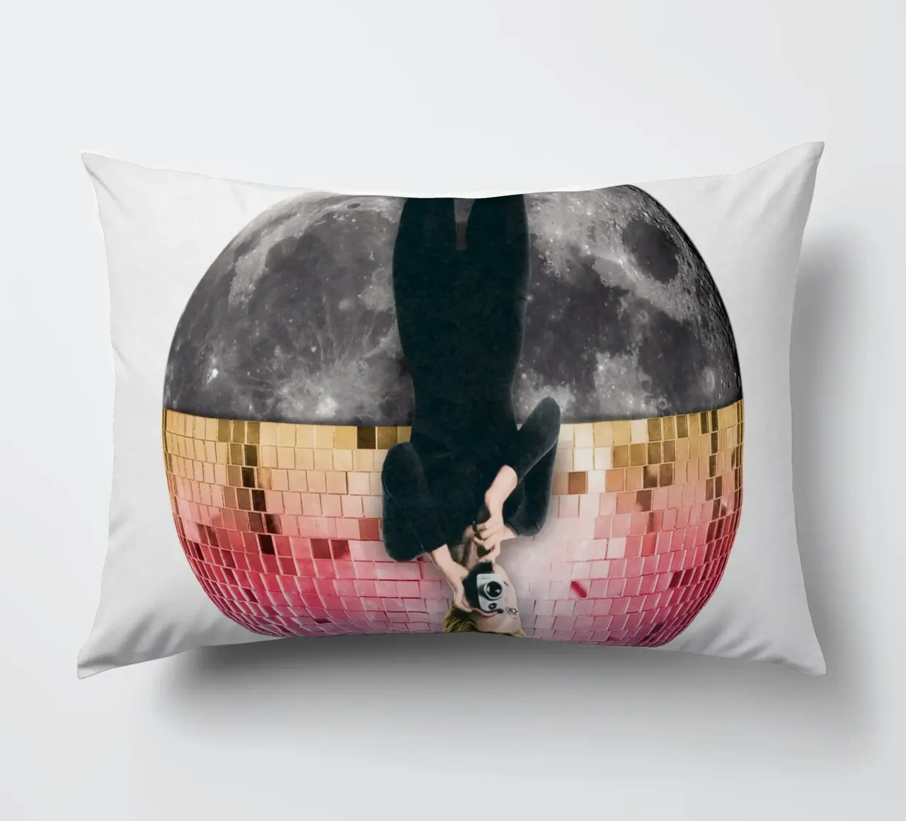 Disco moon cuscino da Sammy Slabbinck