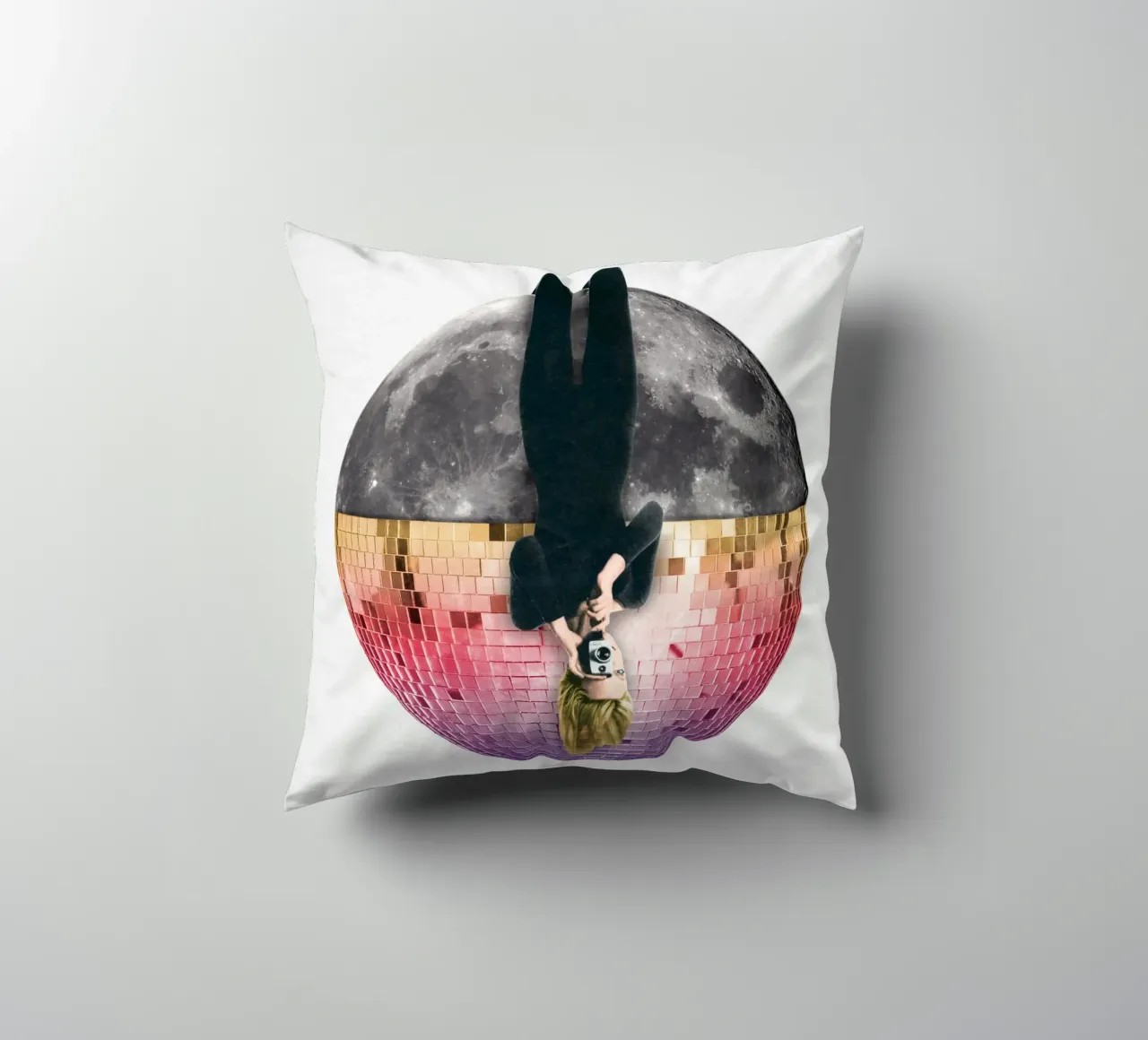 Disco moon cuscino da Sammy Slabbinck