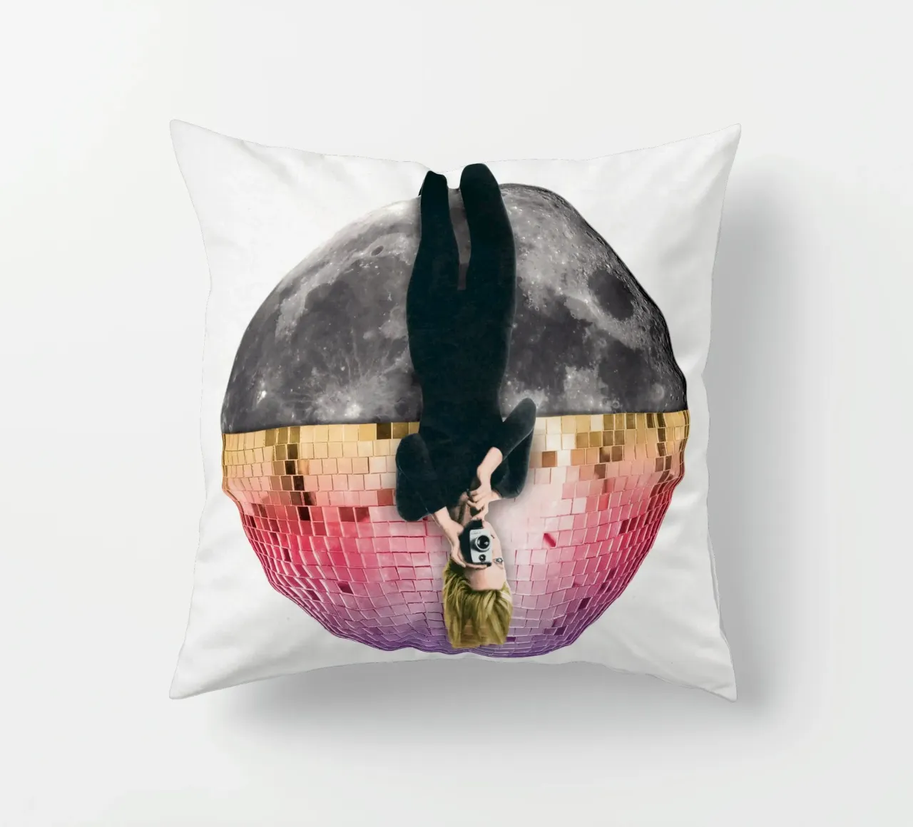 Disco moon cuscino da Sammy Slabbinck