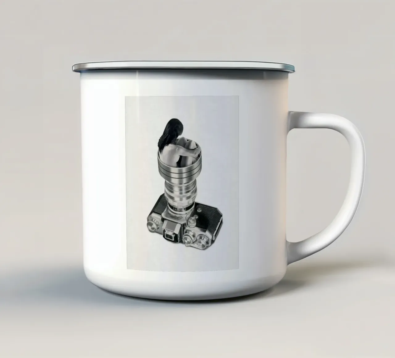 In focus tazza in smalto da Sammy Slabbinck