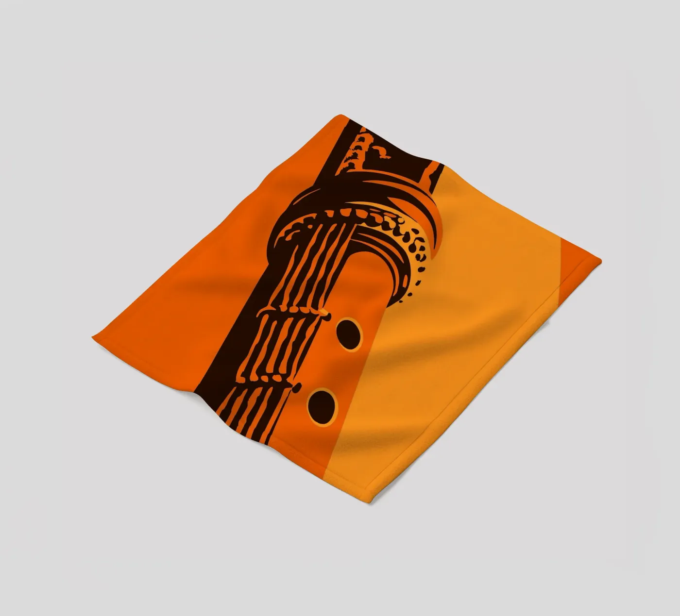 Flute fleece blanket by MUSIC EDITION