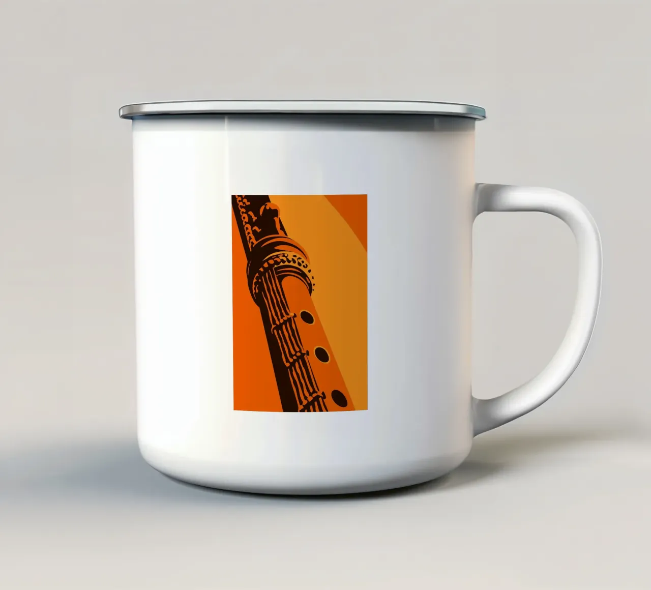 Flauto tazza in smalto da MUSIC EDITION