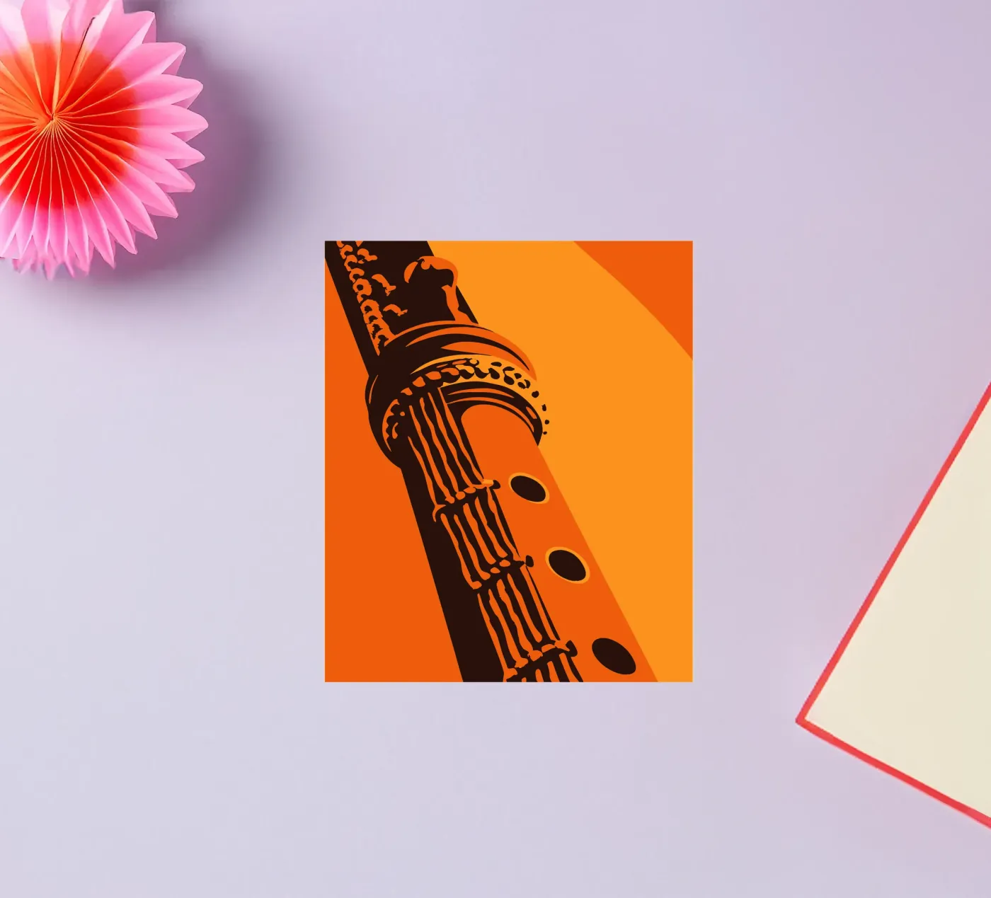 Flute sticker van MUSIC EDITION