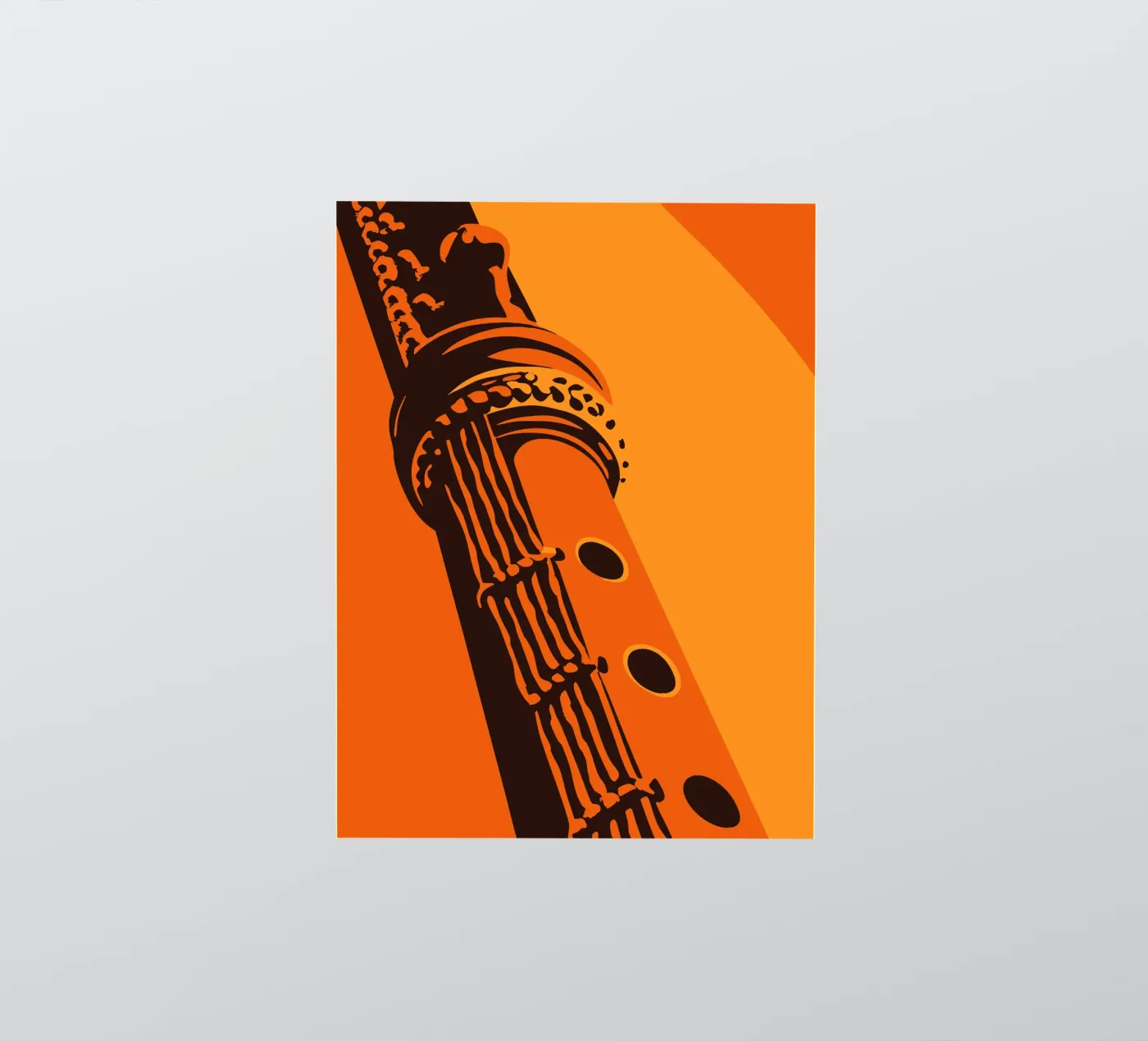 Flute sticker van MUSIC EDITION