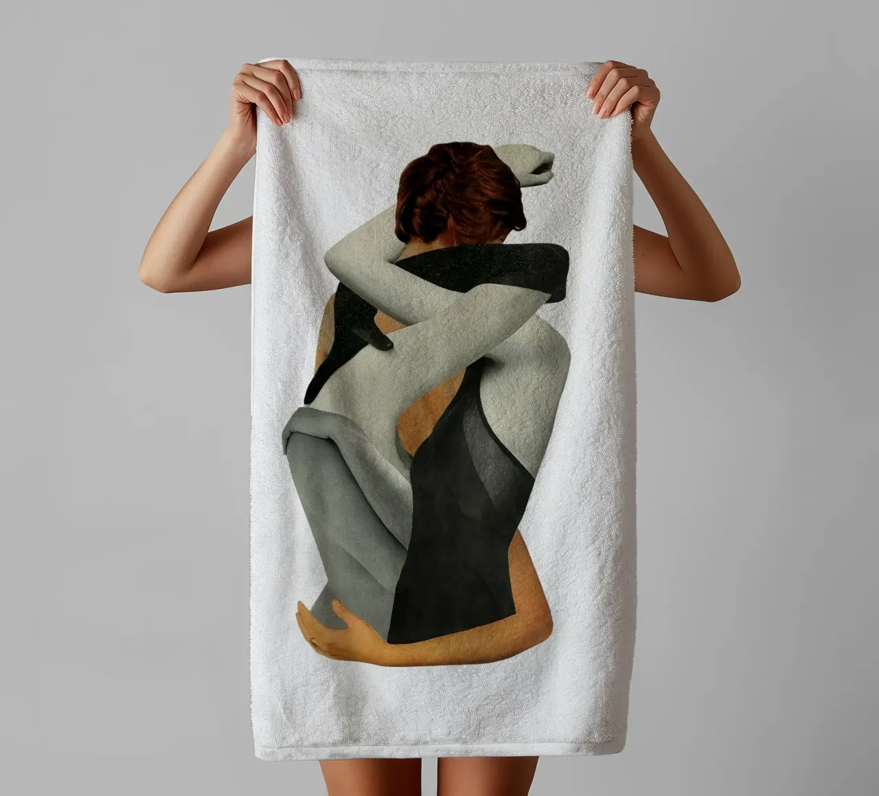 Into my arms asciugamano da bagno da Sammy Slabbinck