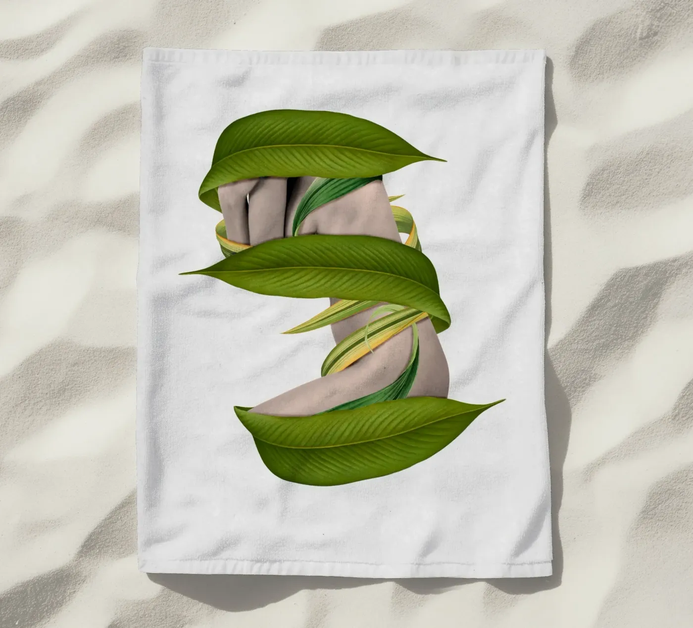 Entangled Strandtuch von Sammy Slabbinck