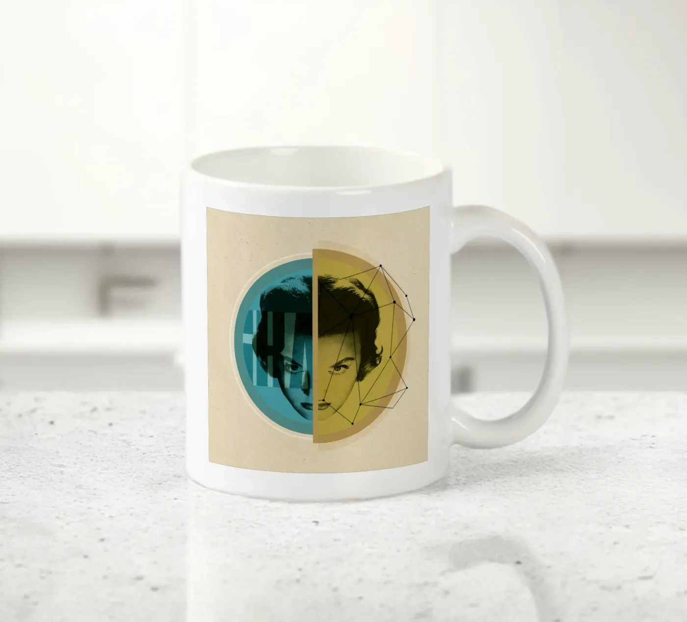 Do the math ceramic mug by Sammy Slabbinck