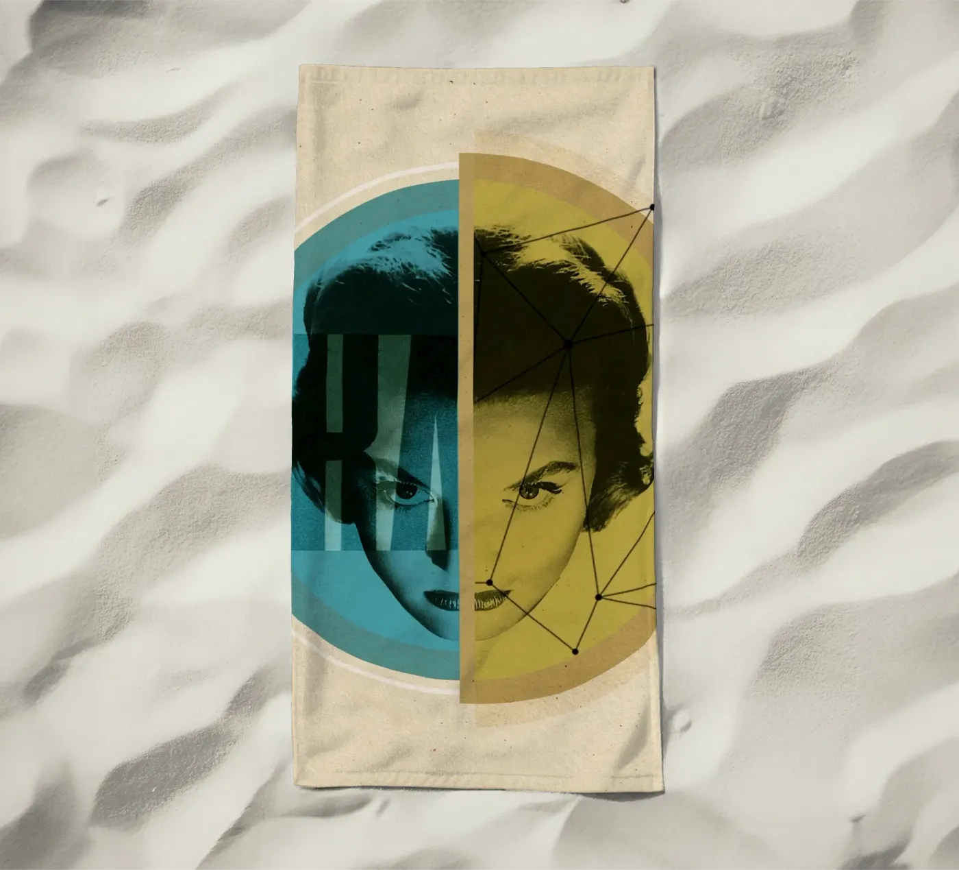 Do the math strandhanddoek van Sammy Slabbinck