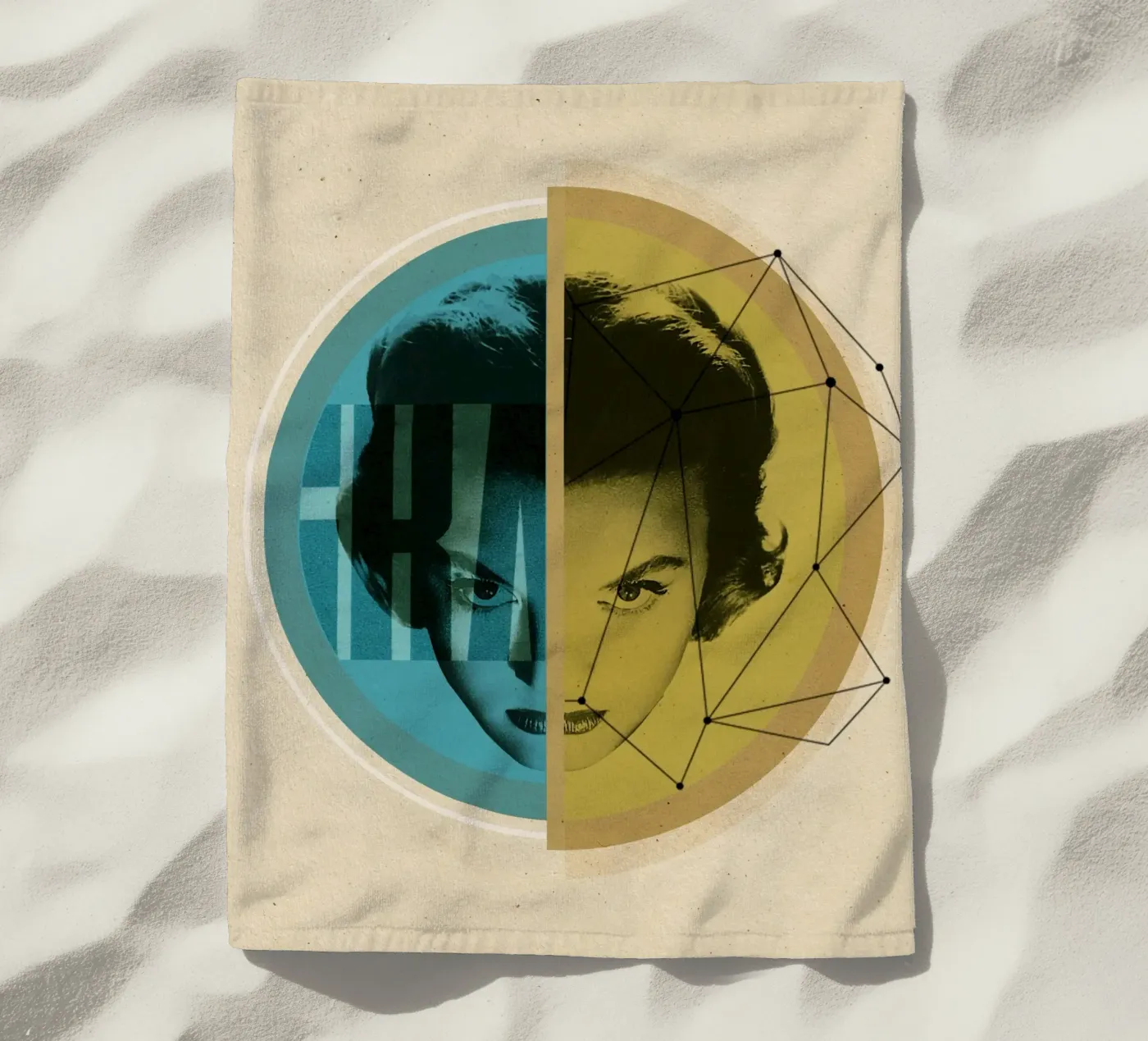 Do the math strandhanddoek van Sammy Slabbinck