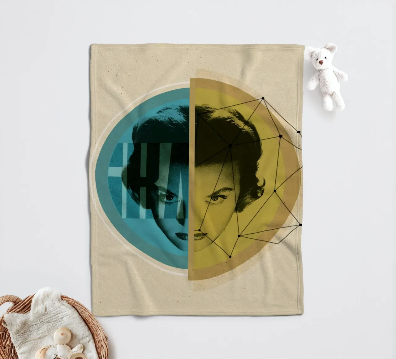 Do the math Fleecedecke von Sammy Slabbinck