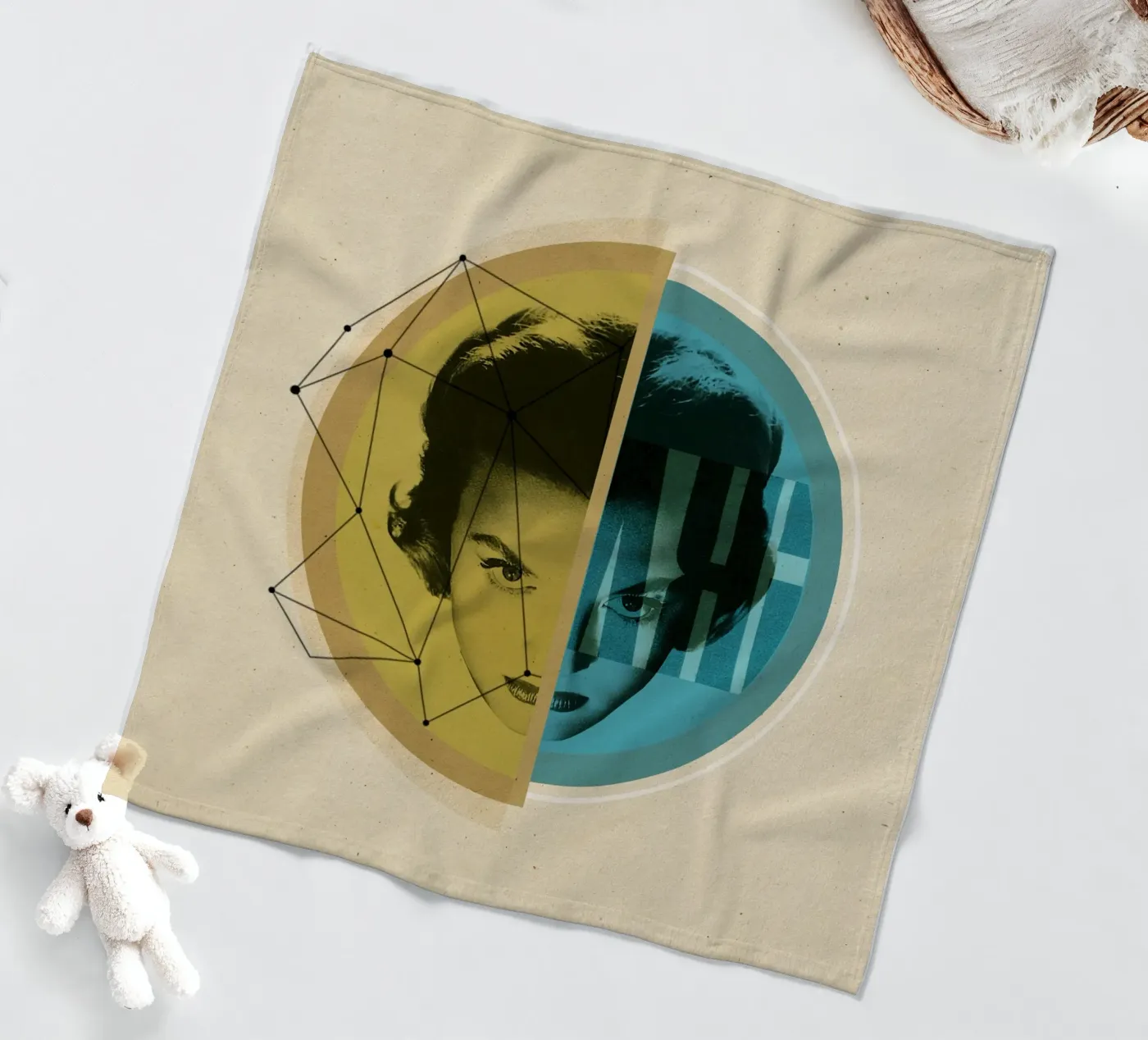 Do the math fleece blanket by Sammy Slabbinck