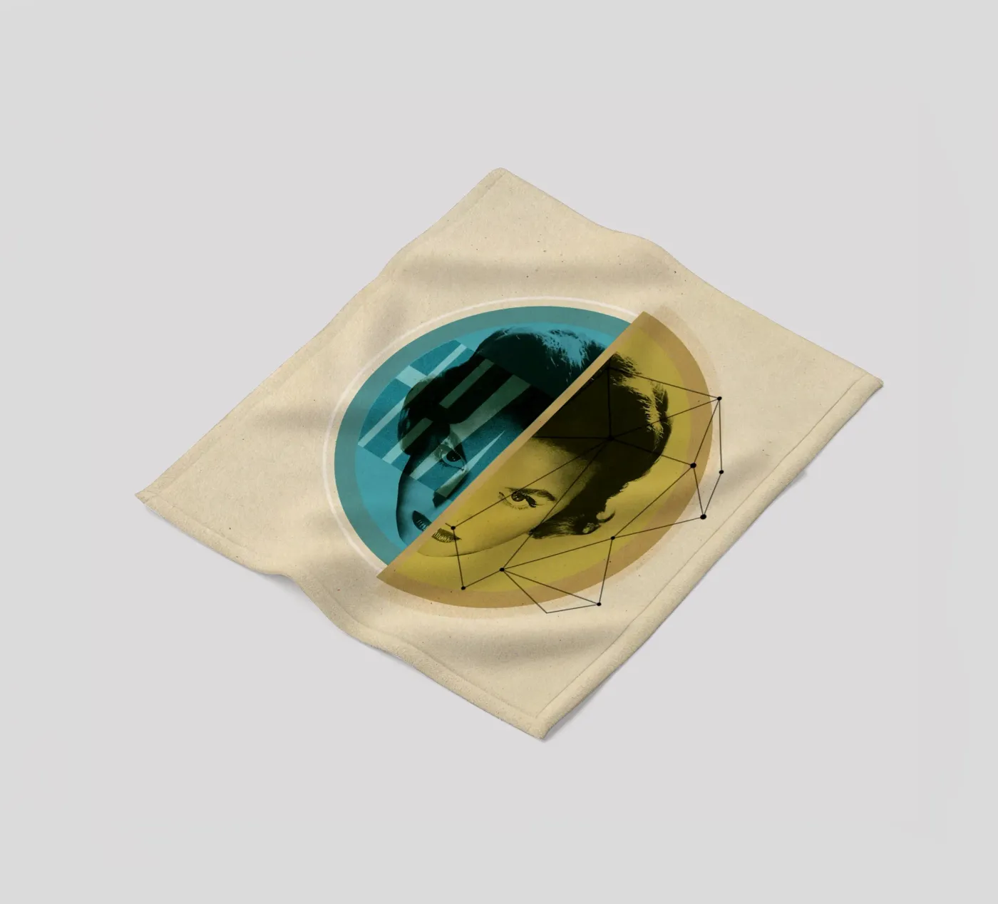 Do the math fleece blanket by Sammy Slabbinck