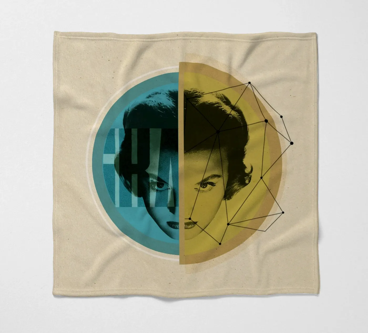 Do the math fleece blanket by Sammy Slabbinck