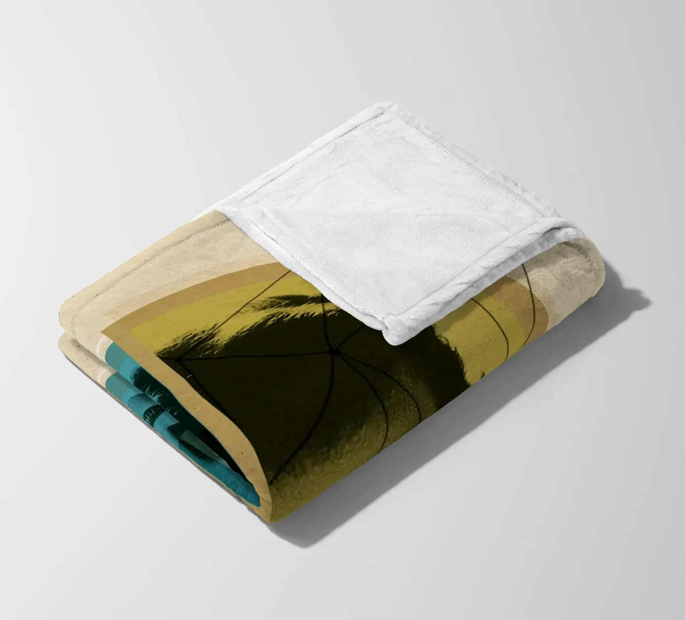 Do the math fleece blanket by Sammy Slabbinck