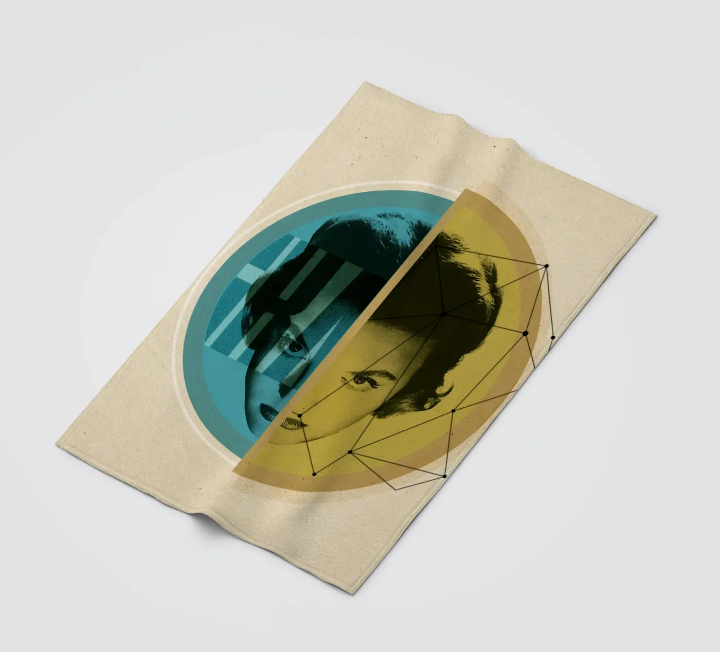 Do the math fleece blanket by Sammy Slabbinck