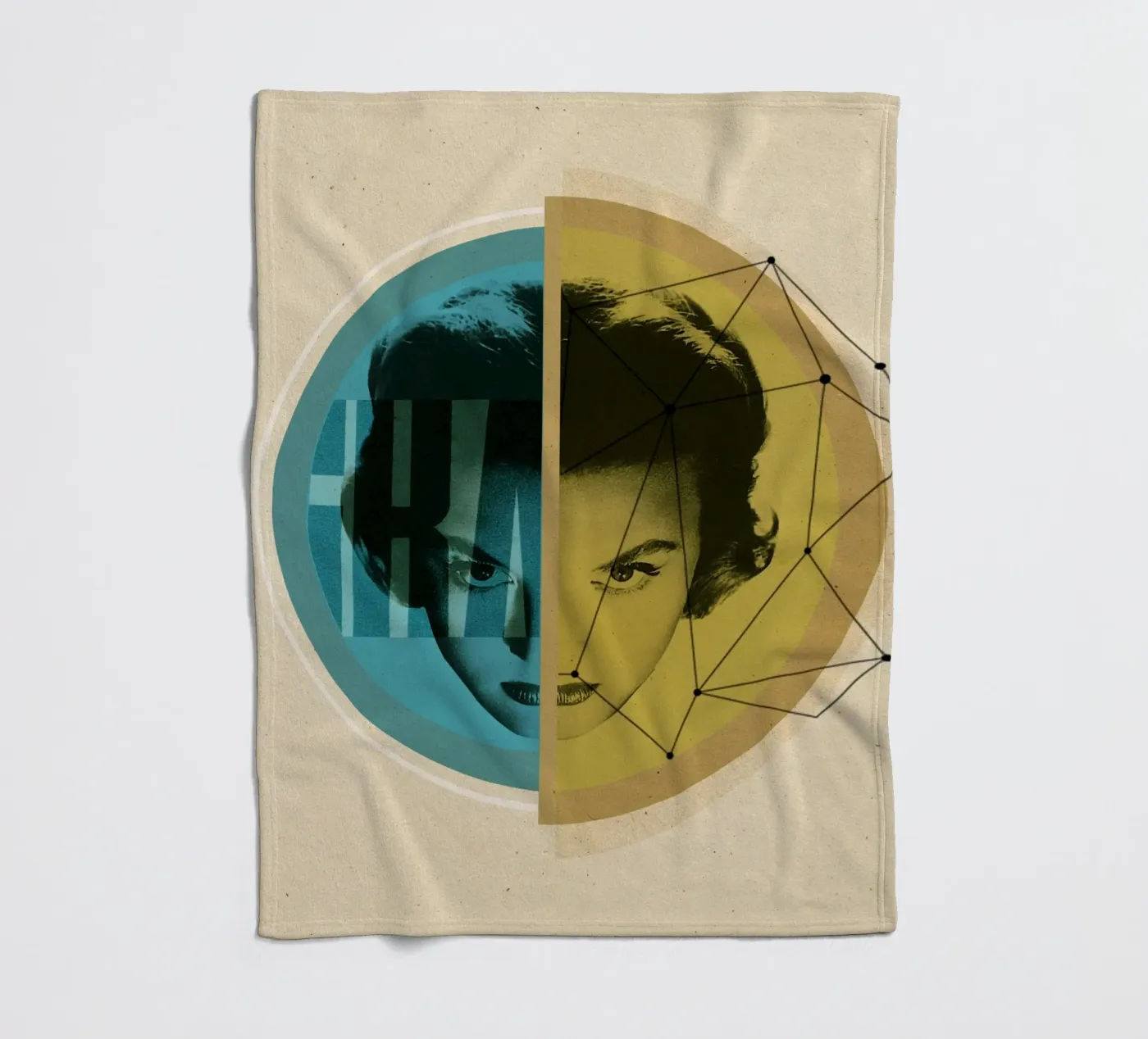 Do the math fleece blanket by Sammy Slabbinck