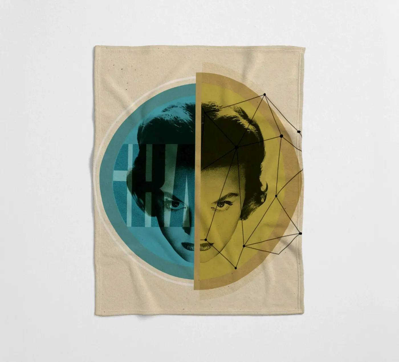 Do the math fleece blanket by Sammy Slabbinck