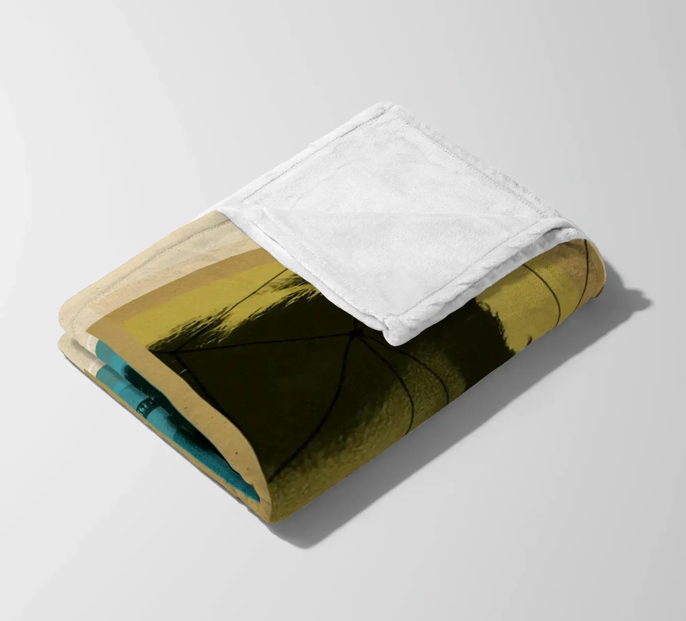Do the math fleece blanket by Sammy Slabbinck
