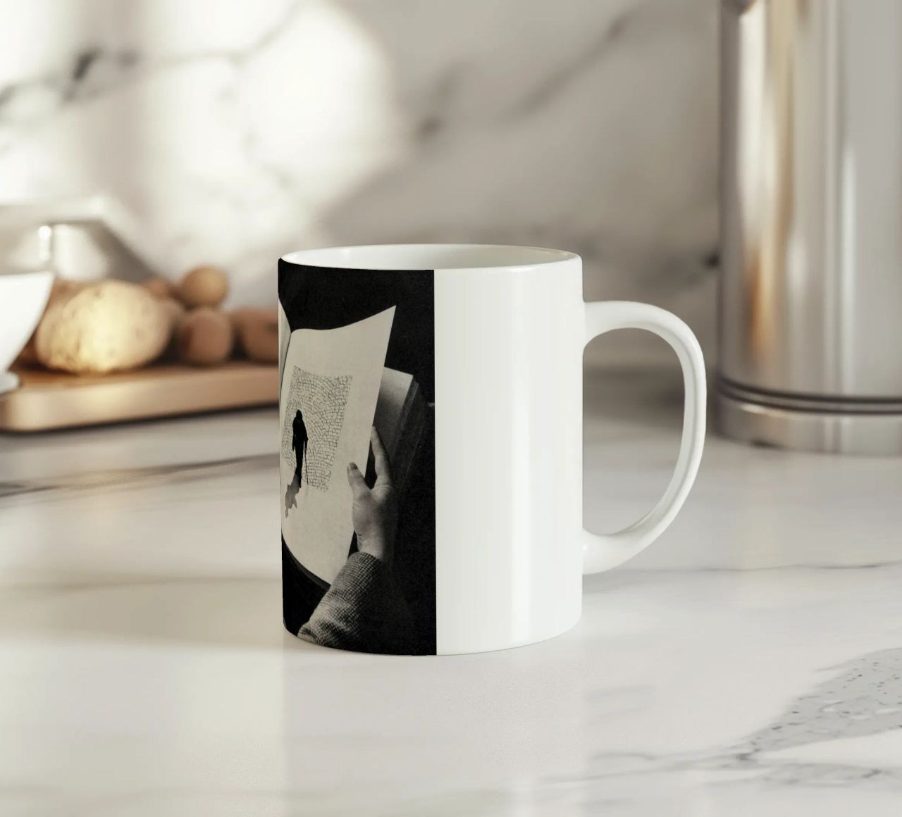 Stepping out tazza in ceramica da Sammy Slabbinck