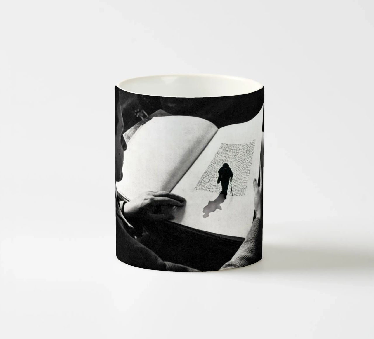 Stepping out tazza in ceramica da Sammy Slabbinck