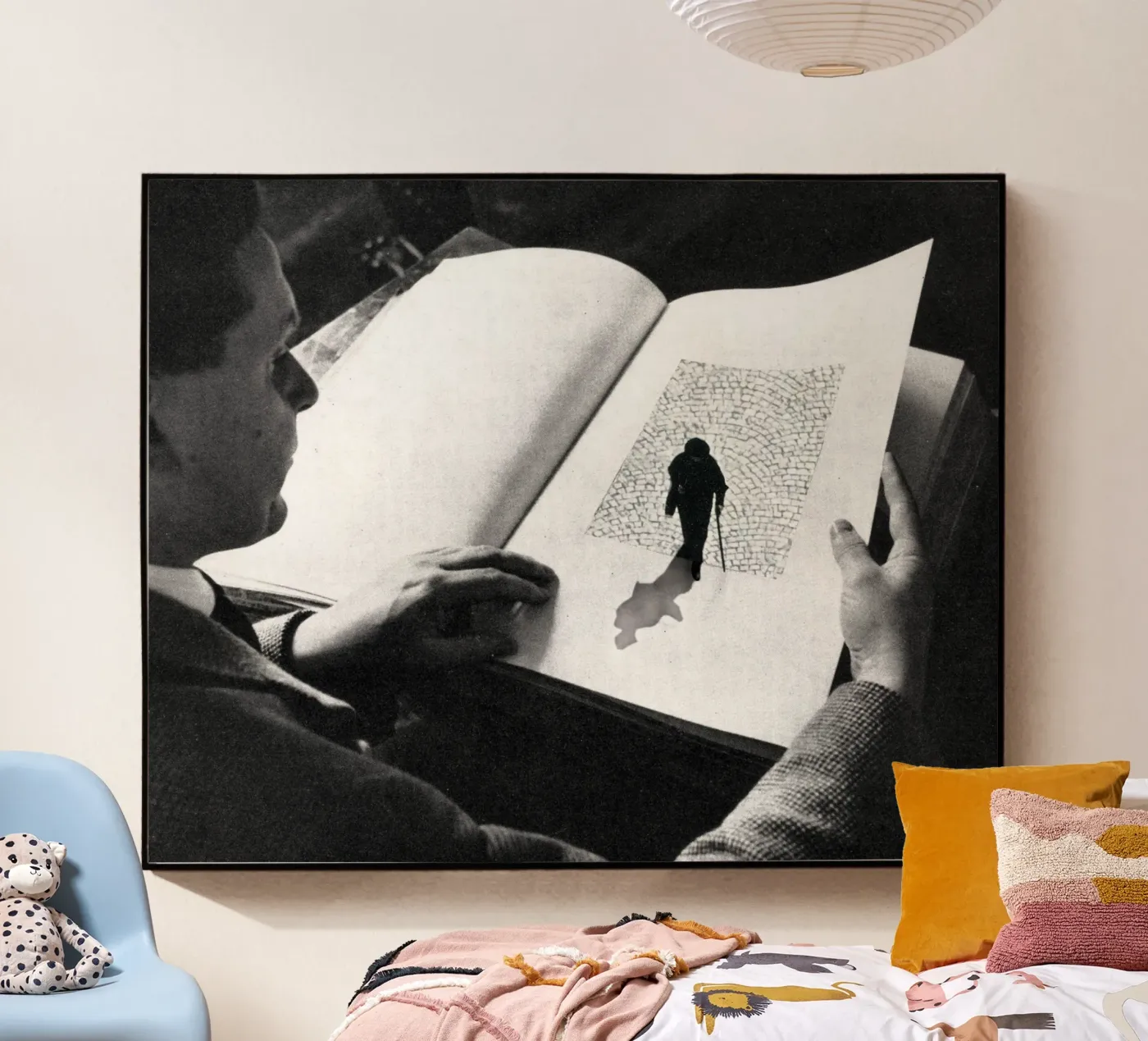 Stepping out acryl van Sammy Slabbinck