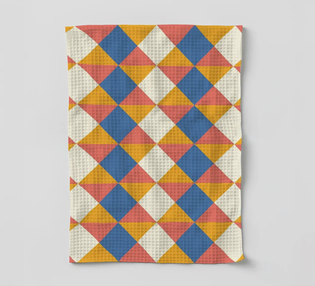 allegro motivo geometrico simmetrico dai colori estivi canovaccio da cucina da CreatedbySon