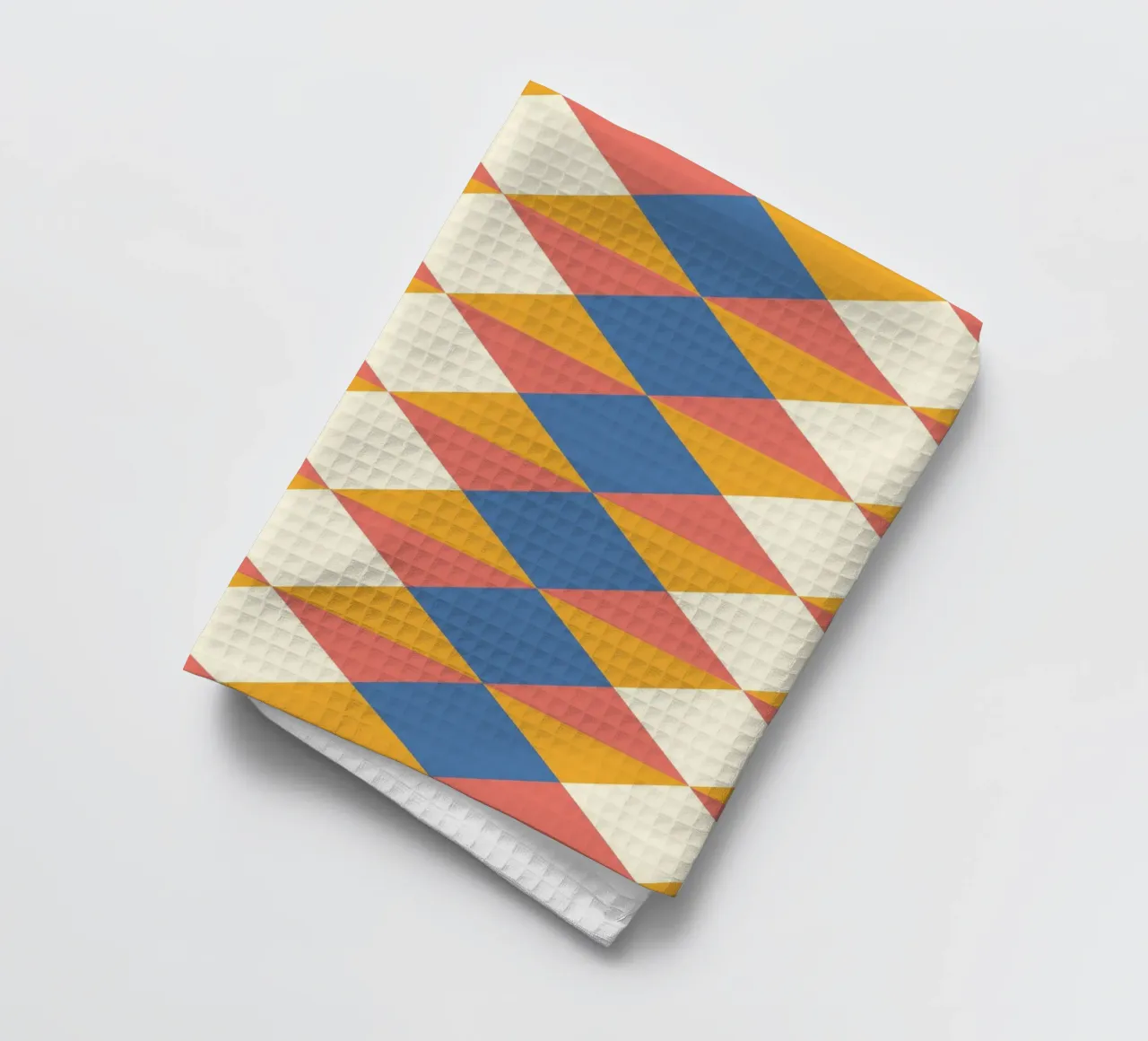 allegro motivo geometrico simmetrico dai colori estivi canovaccio da cucina da CreatedbySon
