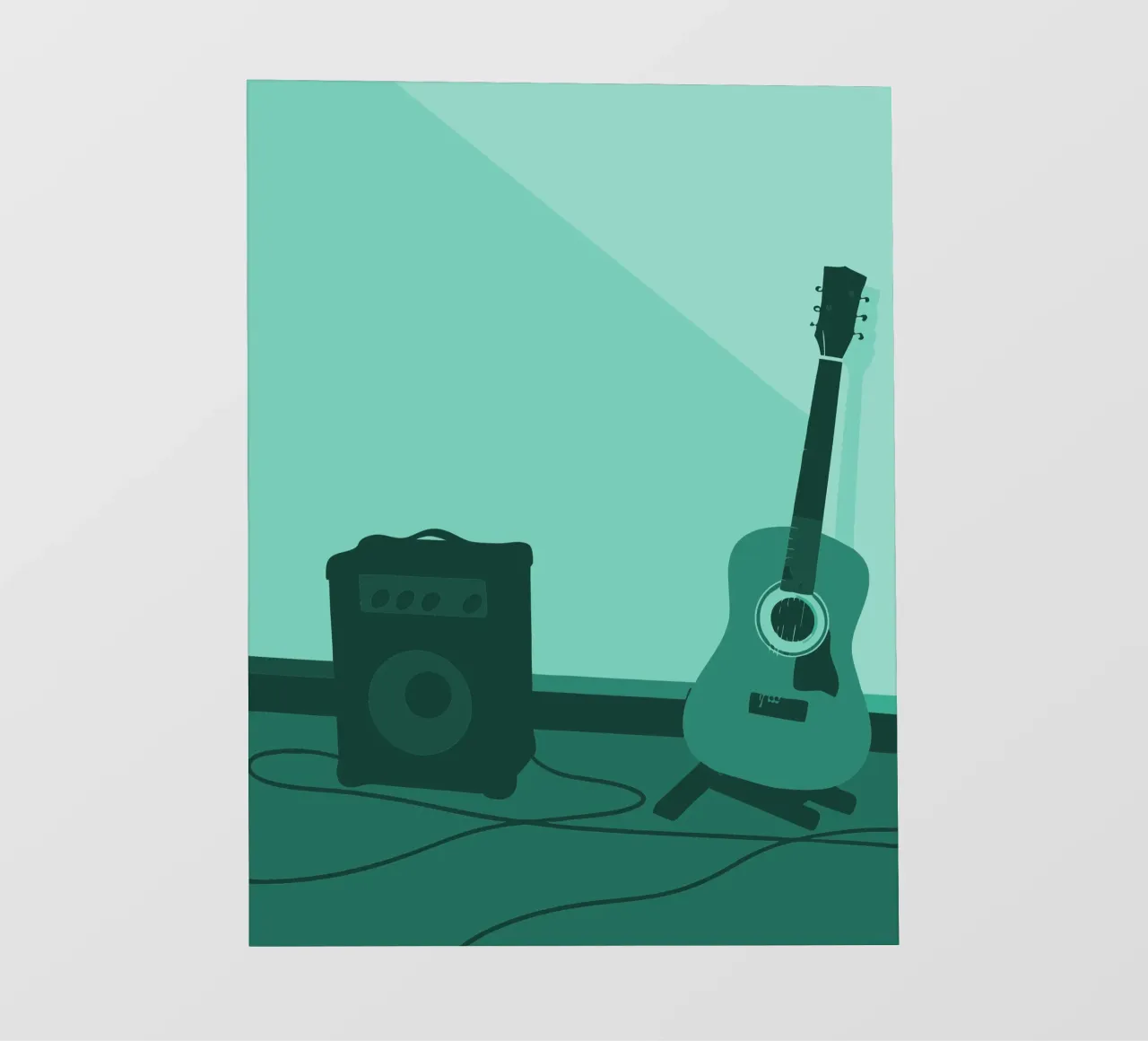Studio musicale telo in pvc da MUSIC EDITION