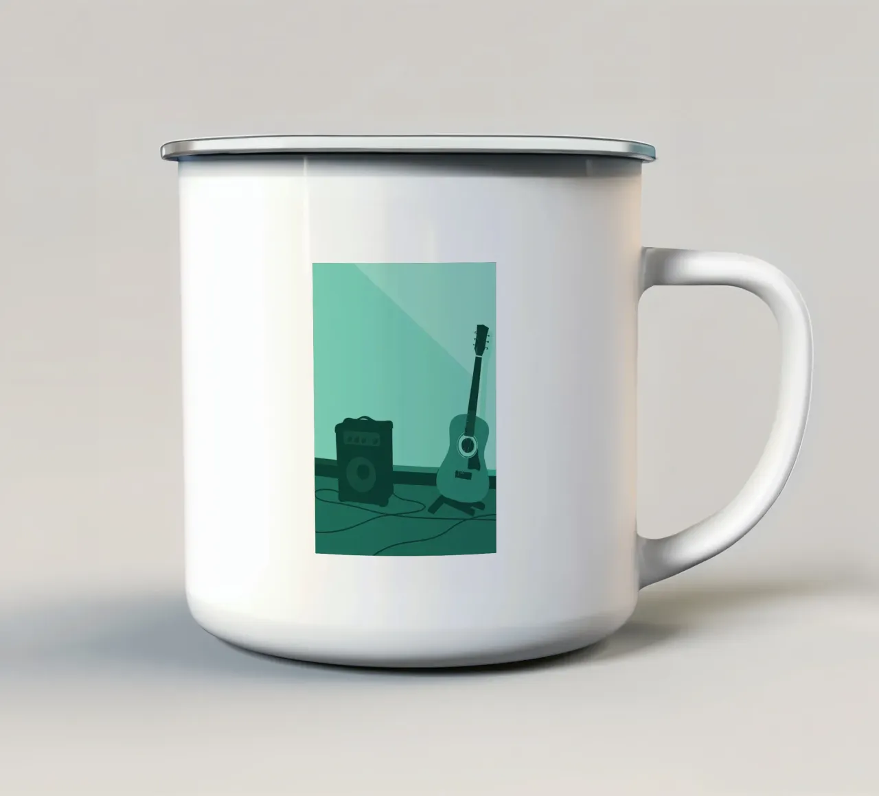 Studio musicale tazza in smalto da MUSIC EDITION