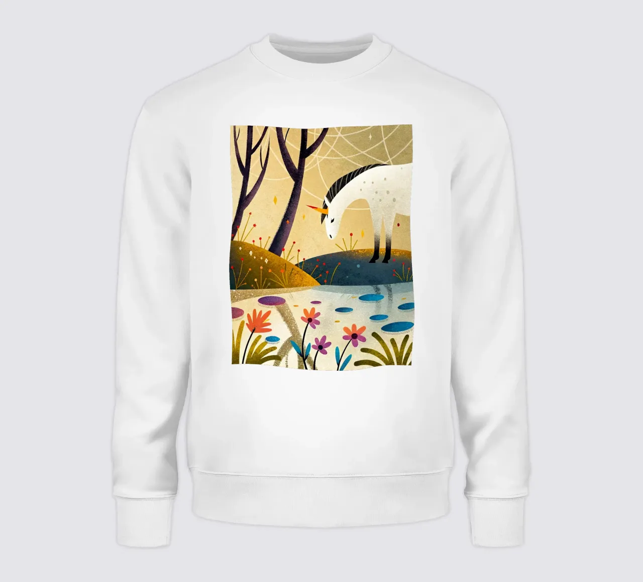 Unicorn sweatshirt by 🐹 BABY ART PRINTS