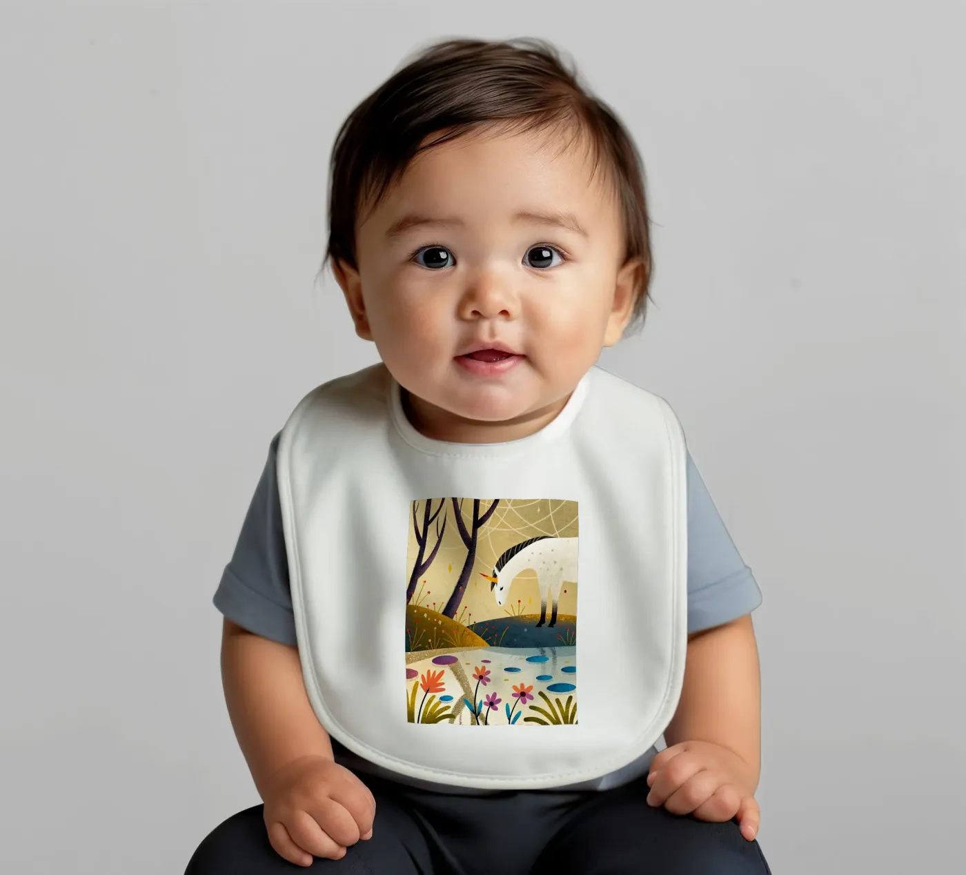 Unicorn bavaglino da 🐹 BABY ART PRINTS
