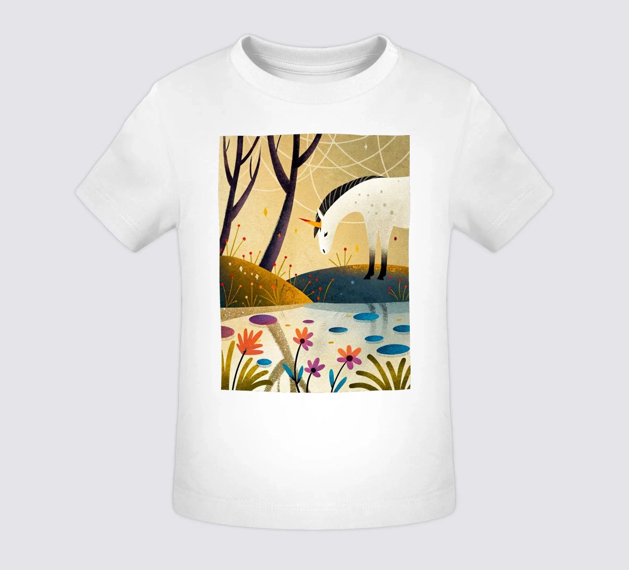 Unicorn maglietta neonato da BABY ART PRINTS
