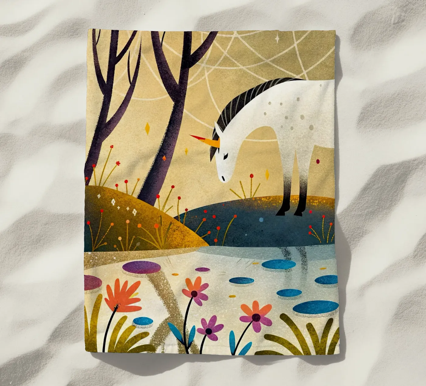 Unicorn telo mare da 🐹 BABY ART PRINTS