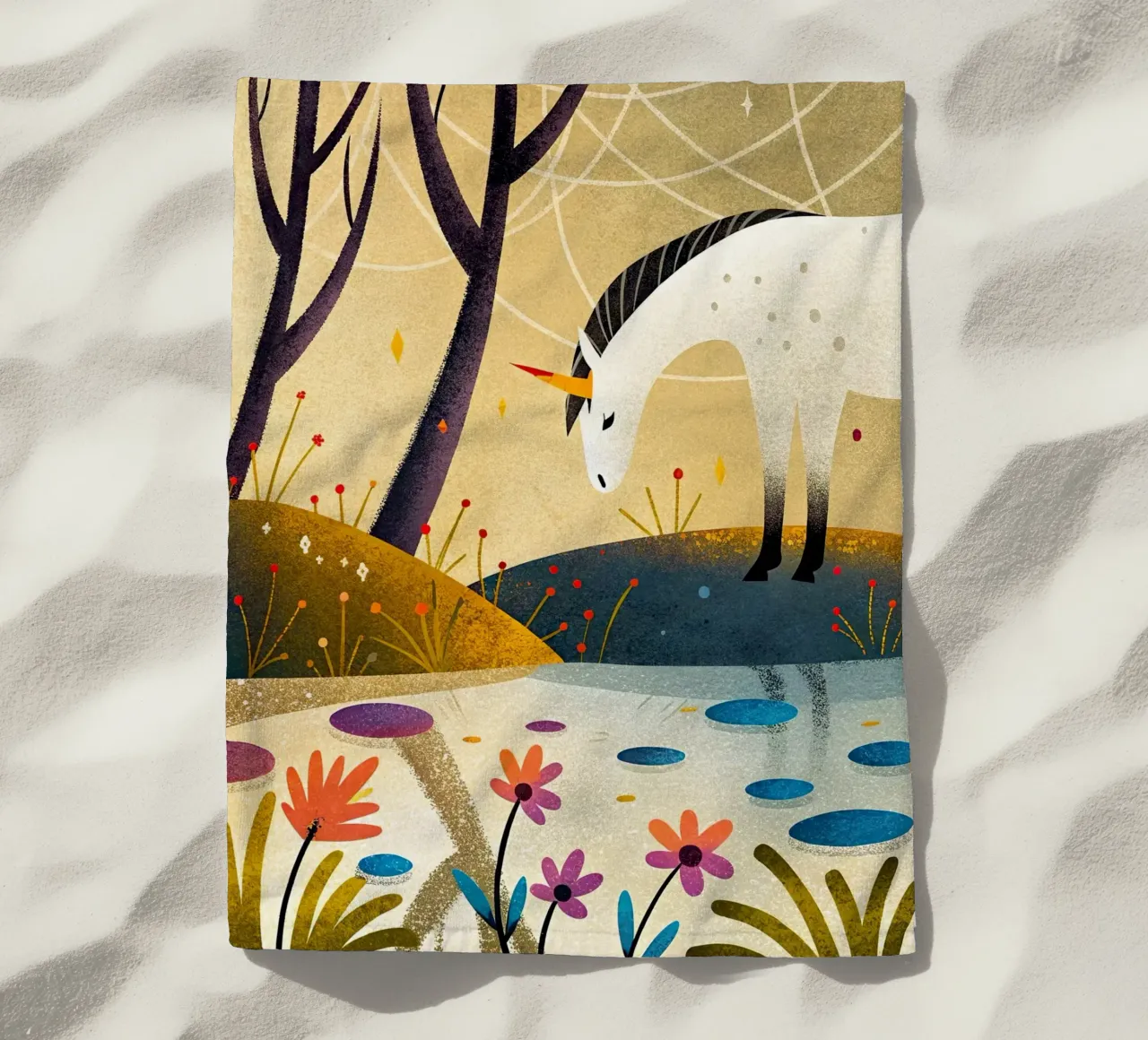 Unicorn telo mare da 🐹 BABY ART PRINTS