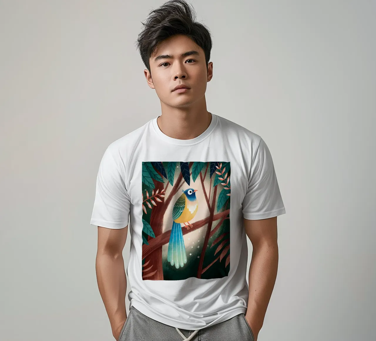 L'uccello del paradiso t-shirt da 🐹 BABY ART PRINTS