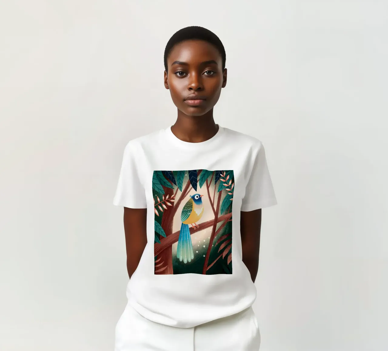 L'uccello del paradiso t-shirt da 🐹 BABY ART PRINTS