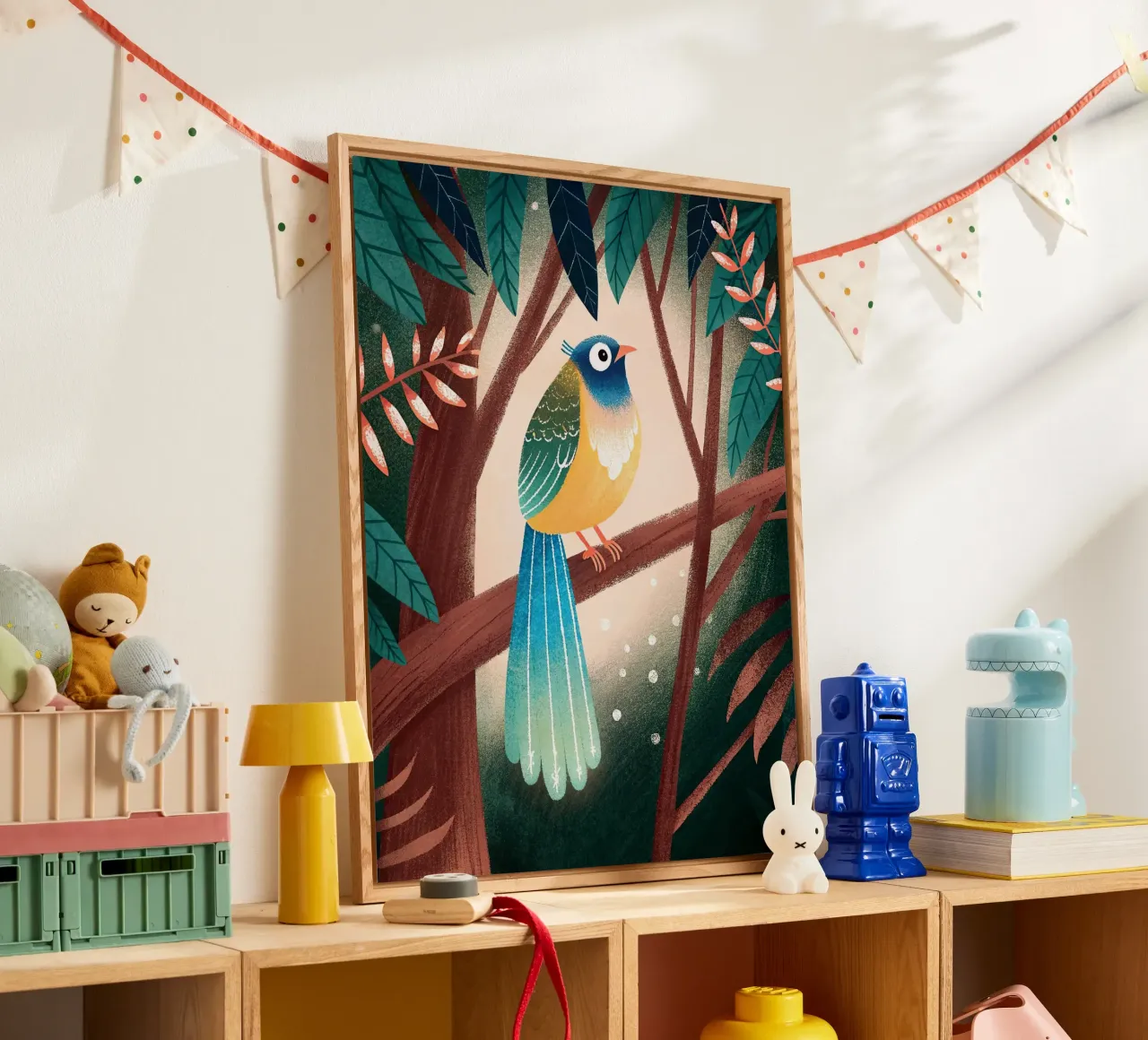 The bird of paradise acrylic glass by 🐹 BABY ART PRINTS