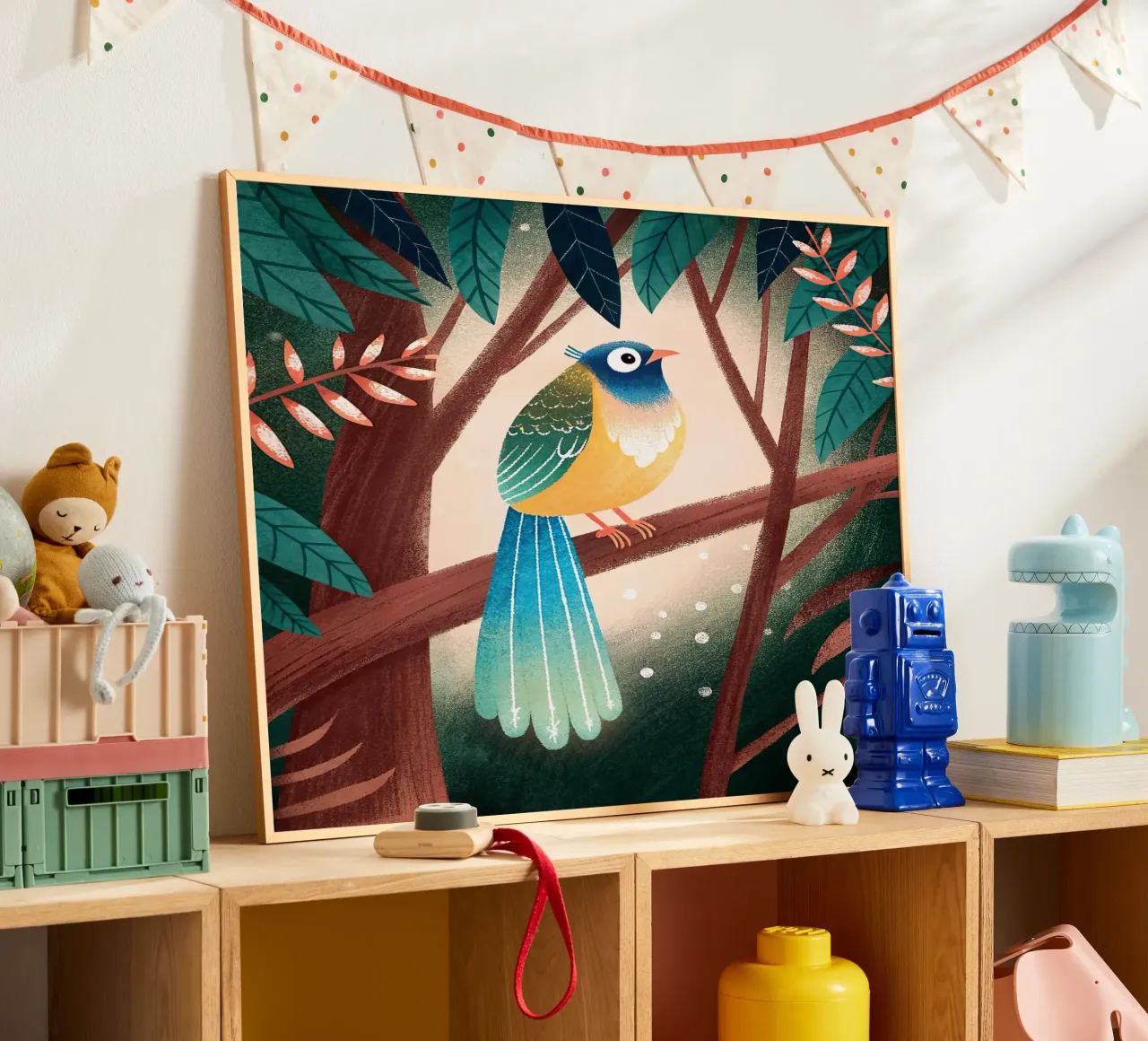 L'uccello del paradiso carta hahnemühle da 🐹 BABY ART PRINTS