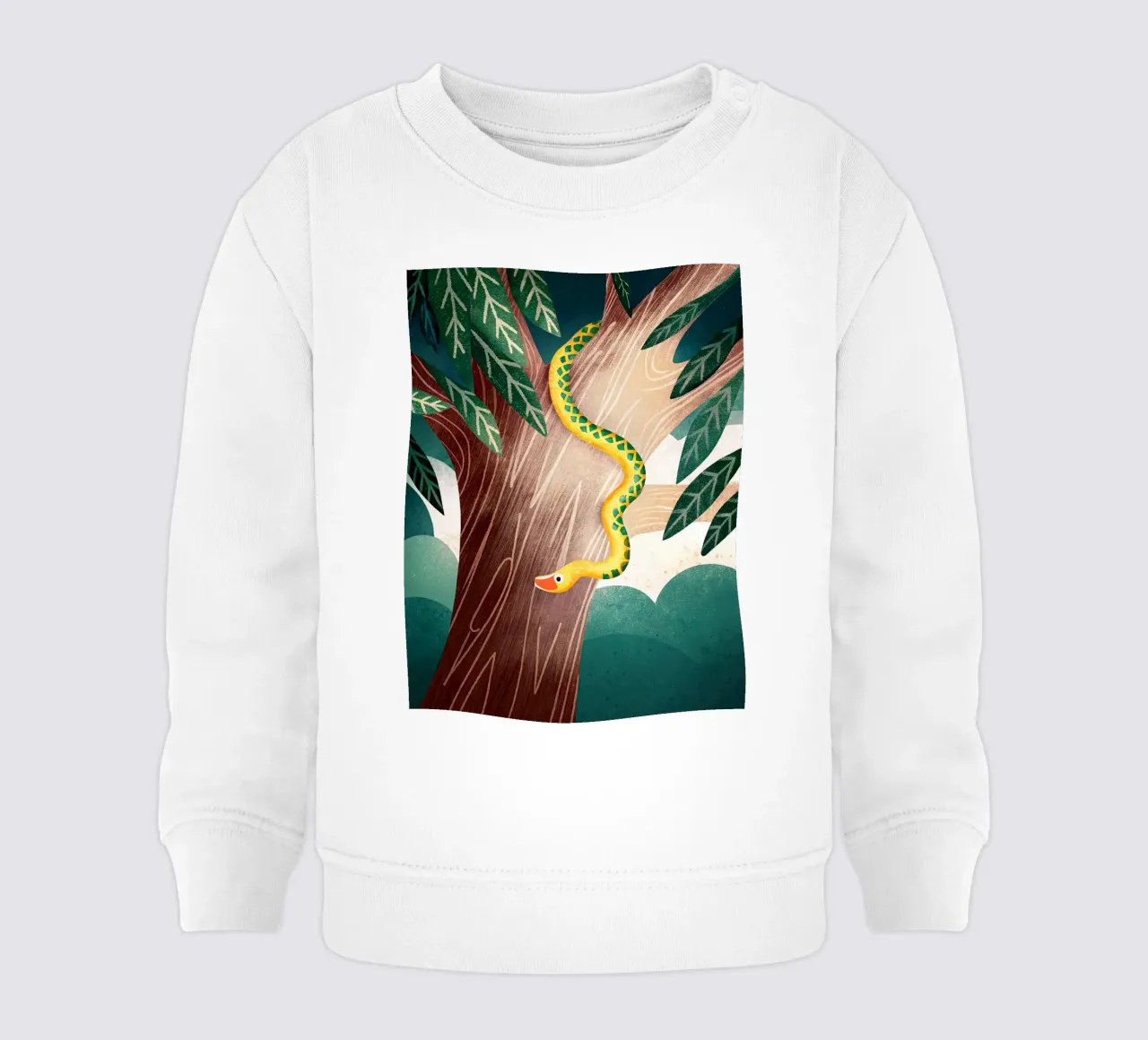 Il serpente felpa neonato da BABY ART PRINTS