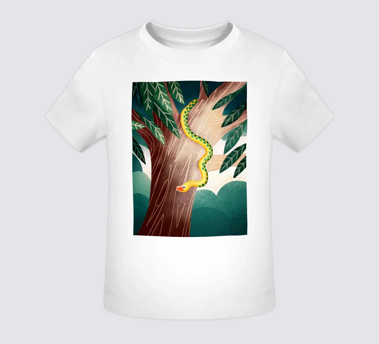 The snake baby t-shirt by 🐹 BABY ART PRINTS