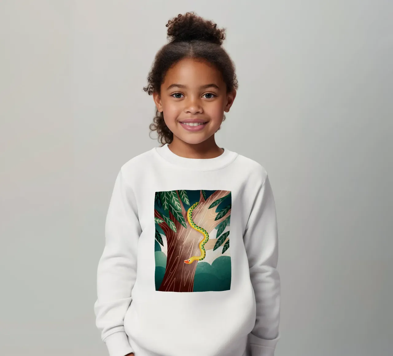 Il serpente felpa bambino da 🐹 BABY ART PRINTS