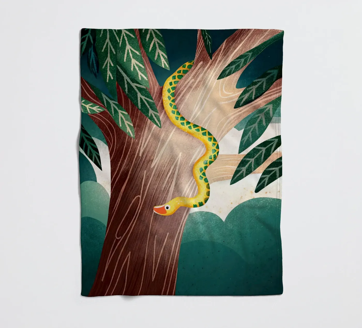 Il serpente coperta in pile da 🐹 BABY ART PRINTS