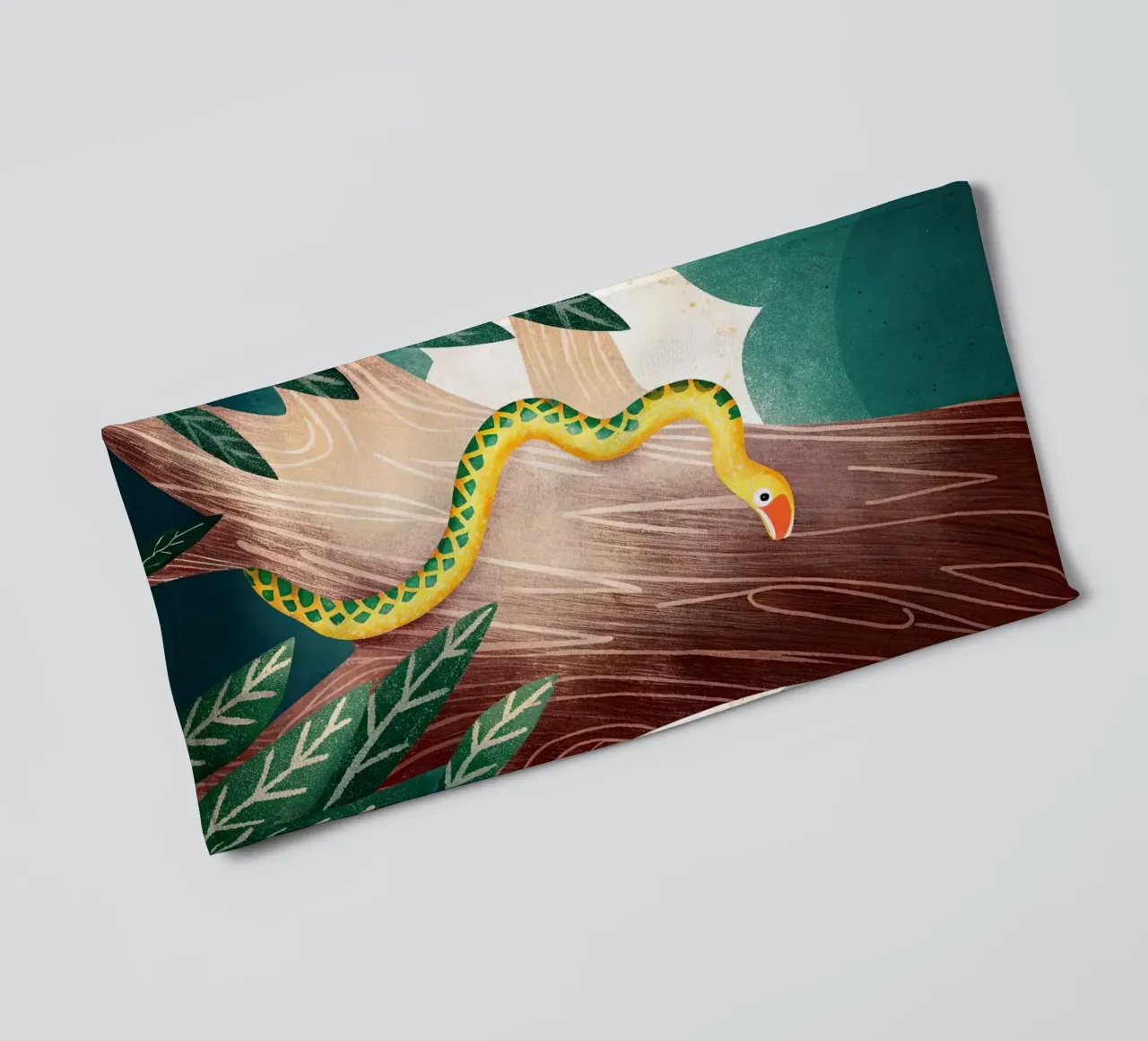 The snake towel by 🐹 BABY ART PRINTS