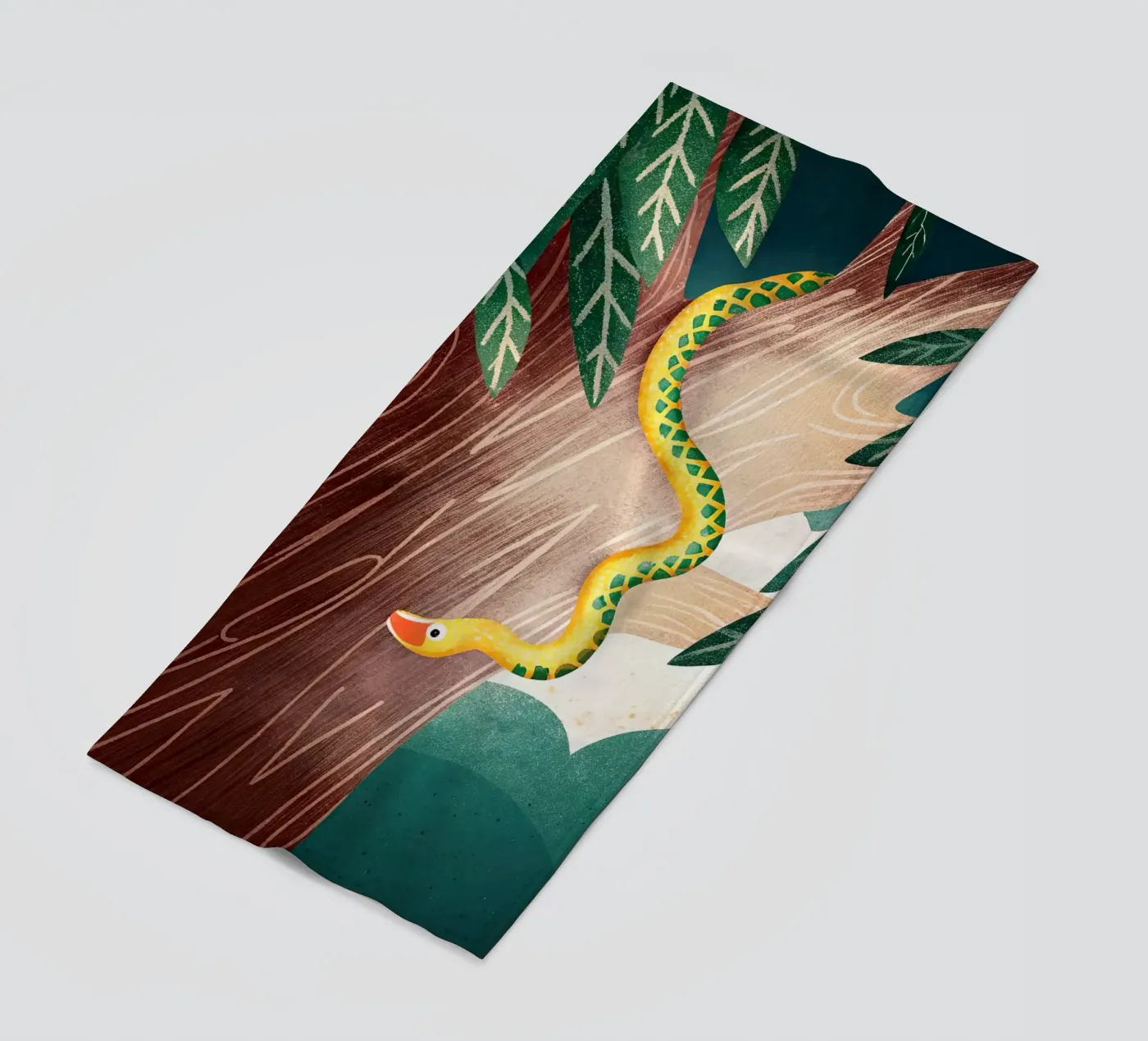 The snake strandhanddoek van 🐹 BABY ART PRINTS