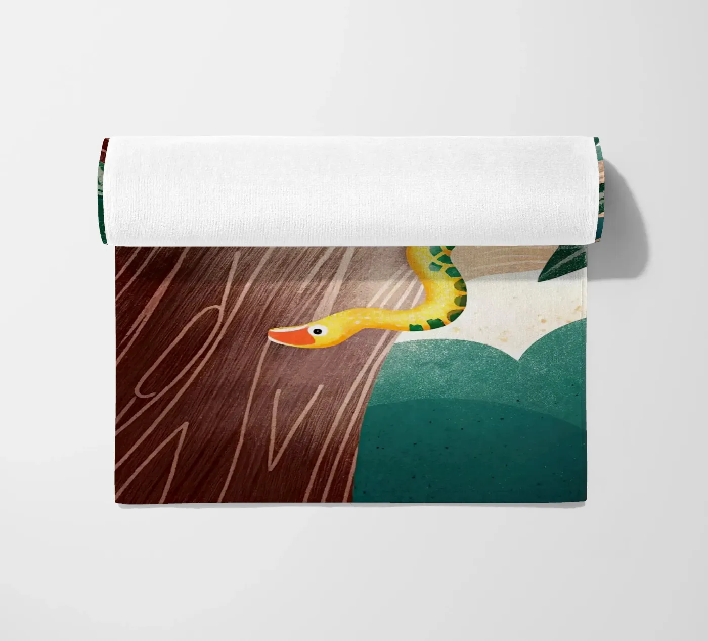 The snake strandhanddoek van 🐹 BABY ART PRINTS