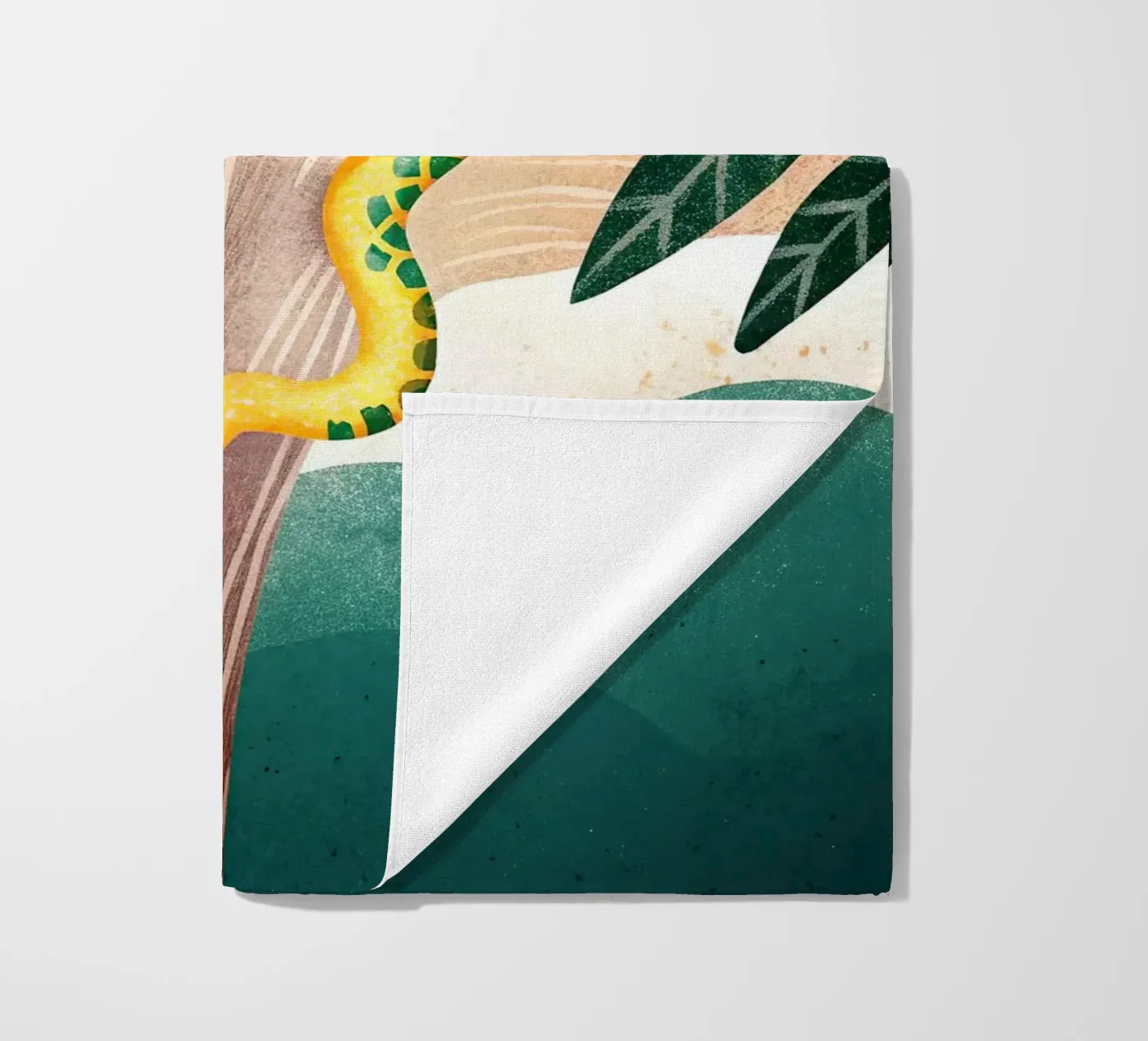 The snake strandhanddoek van 🐹 BABY ART PRINTS