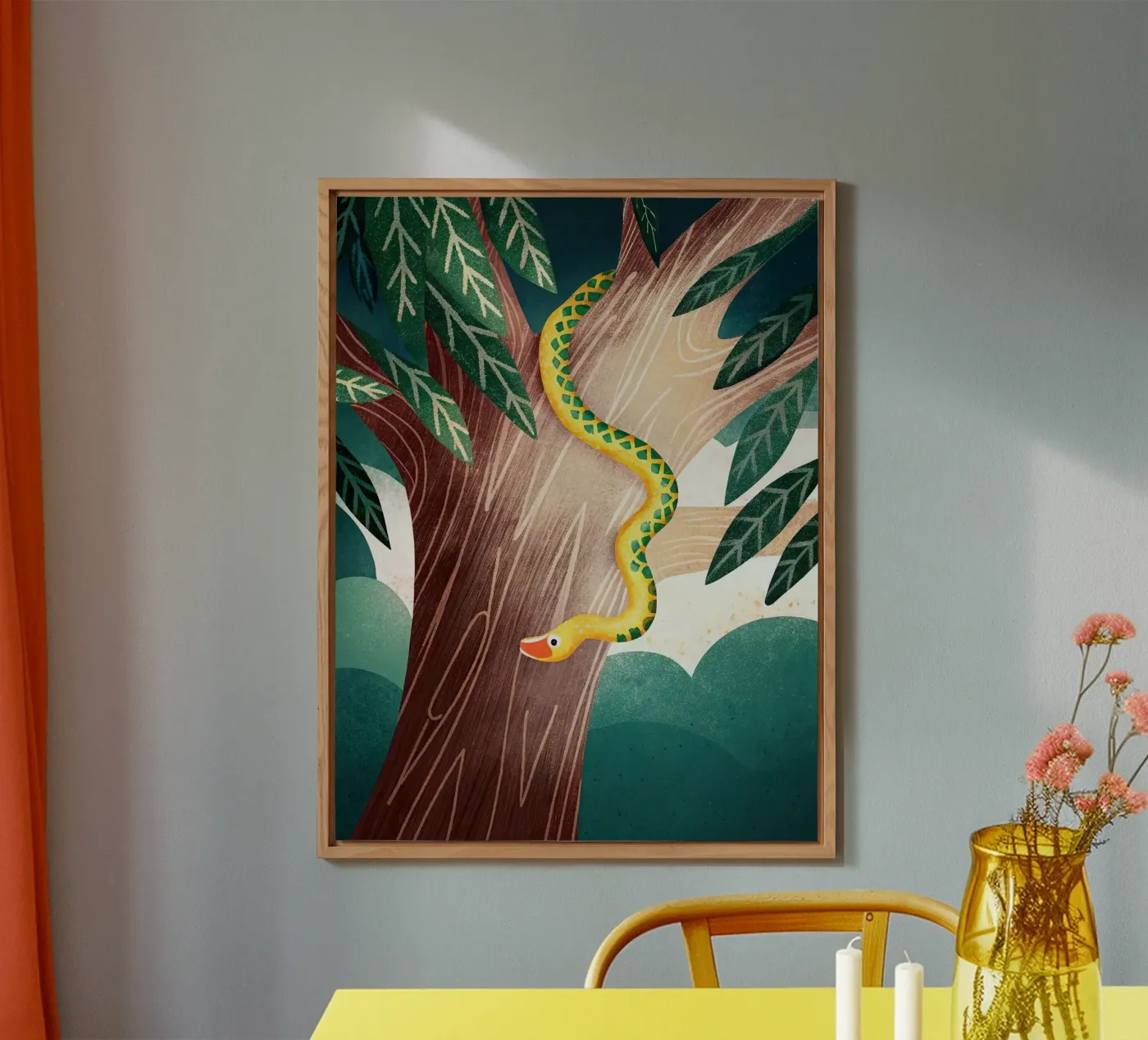 Il serpente pannello forex da 🐹 BABY ART PRINTS